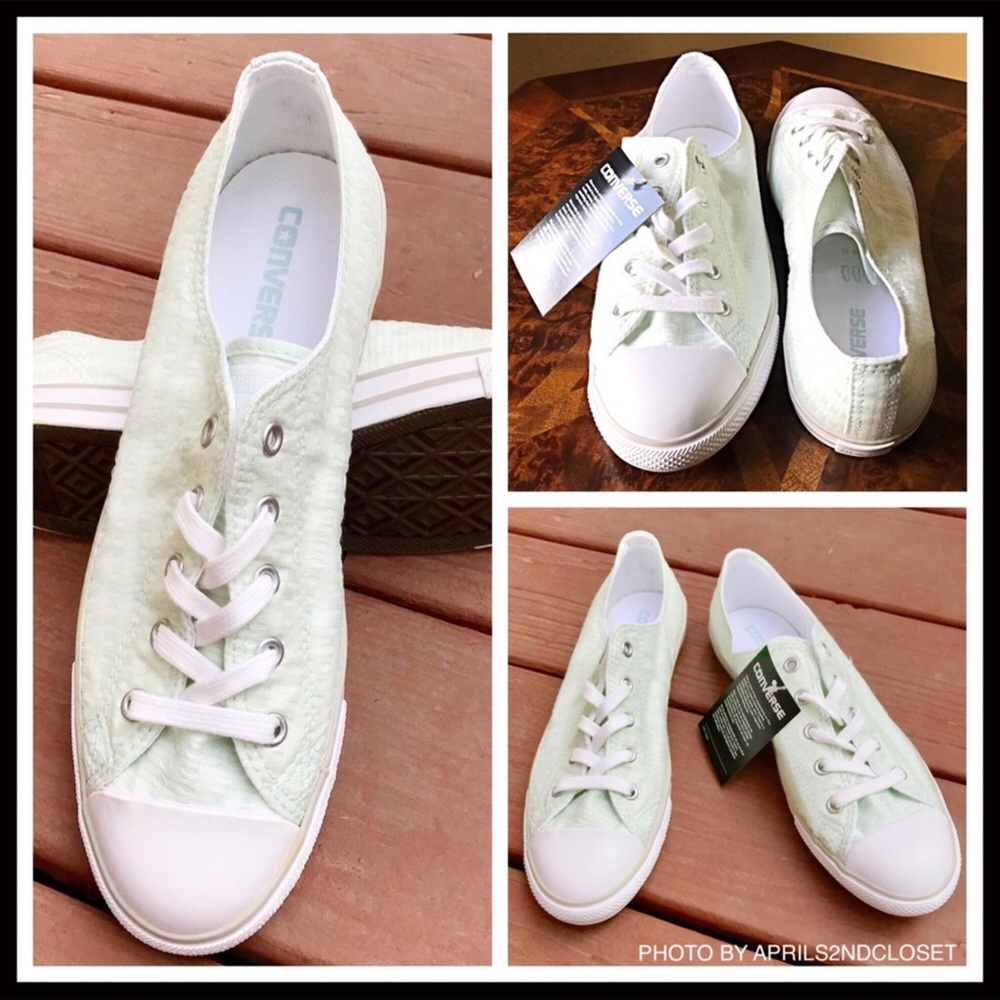CONVERSE DAINTY LO OX TOPS CHUCK TAYLOR SNEAKERS - Picture 6 of 8